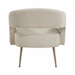 Lexicon Roslyn Velvet Accent Chair in Taupe