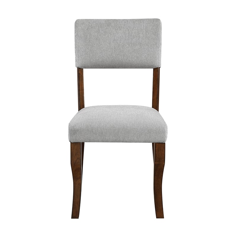 Lexicon Aiden Chenille Side Chair in Gray