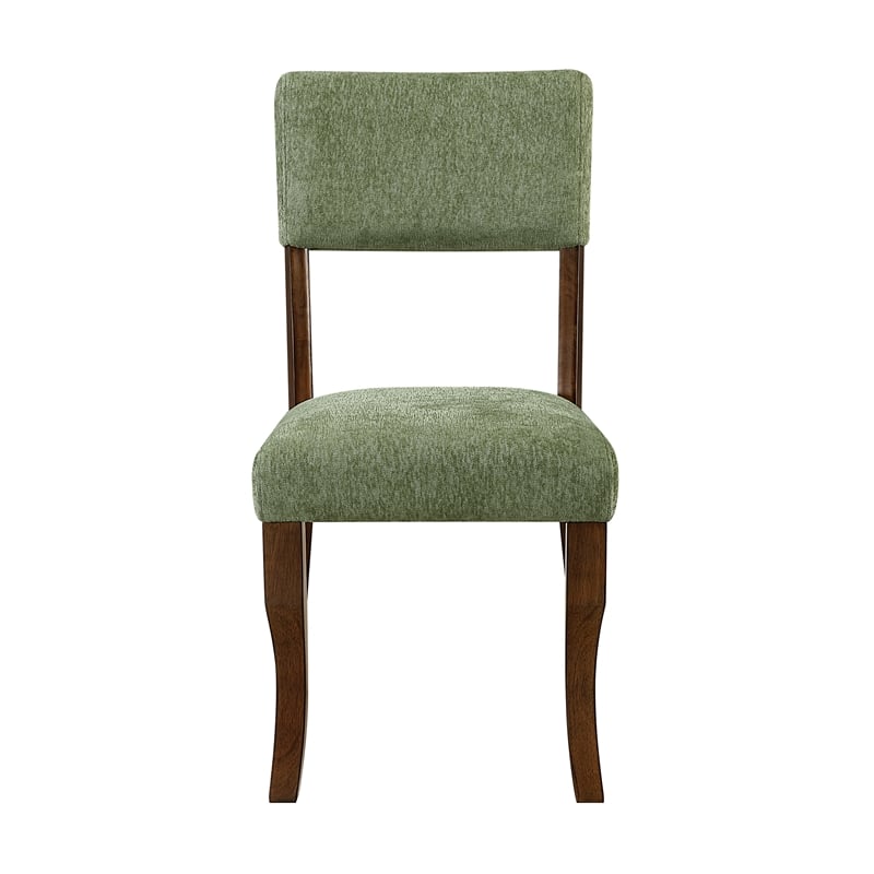 Lexicon Aiden Chenille Side Chair in Olive