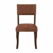 Lexicon Aiden Chenille Side Chair in Rust