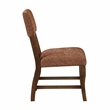 Lexicon Aiden Chenille Side Chair in Rust