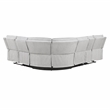 Lexicon Thorne Chenille 3-Piece Sectional with Left Console in Light Gray