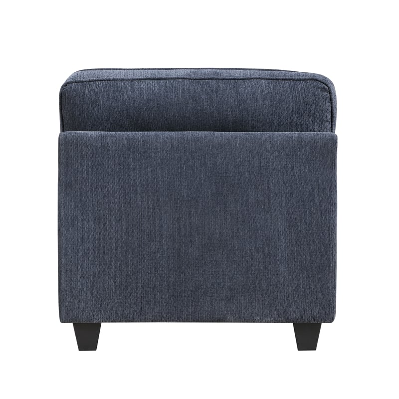 Lexicon Bennett Chenille Chair in Blue