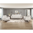 Lexicon Martina Textured Love Seat in Beige