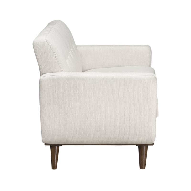Lexicon Martina Textured Love Seat in Beige