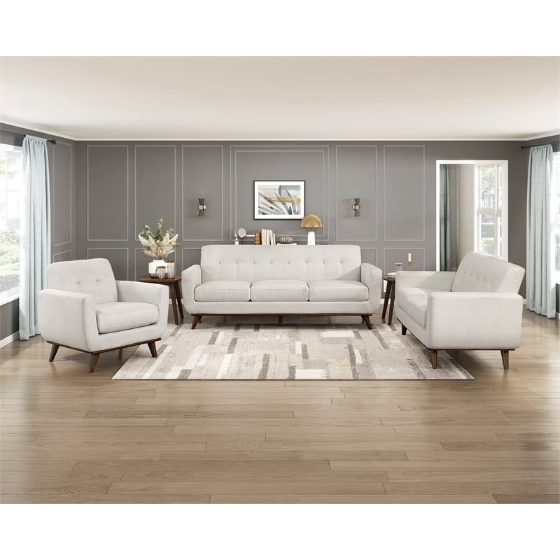 Lexicon Martina Textured Sofa in Beige