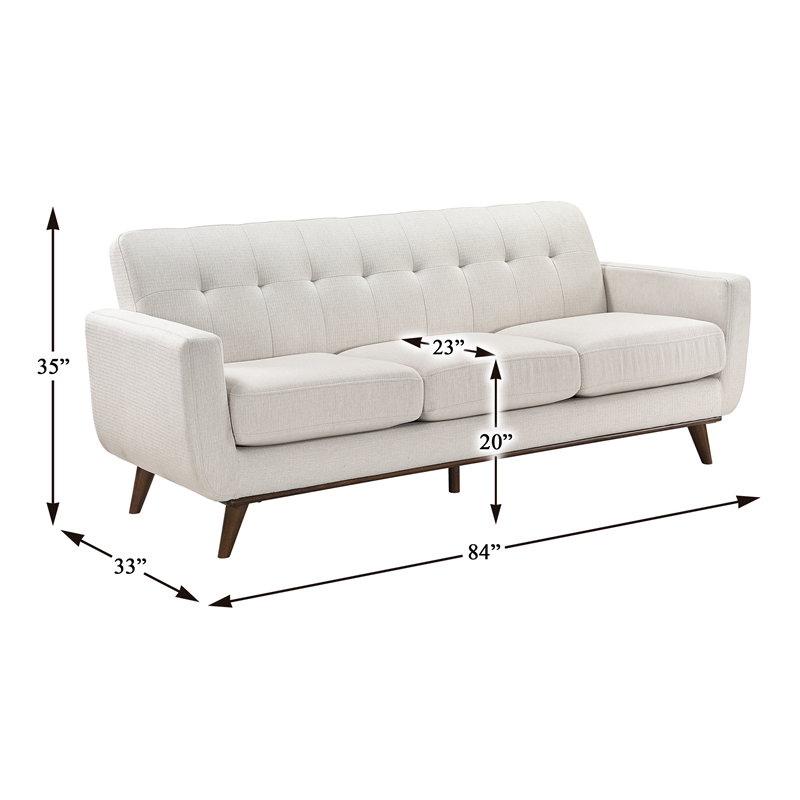 Lexicon Martina Textured Sofa in Beige