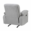 Lexicon Jules Chenille Rocker Reclining Chair in Gray