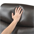 Lexicon Leif Leather Power Reclining Chair in Dark Brown