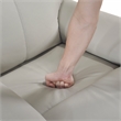 Lexicon Leif Leather Power Reclining Chair in Light Gray