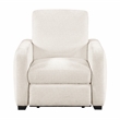 Lexicon Vera Chenille Power Reclining Chair with USB Charging Ports in Beige