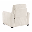 Lexicon Vera Chenille Power Reclining Chair with USB Charging Ports in Beige