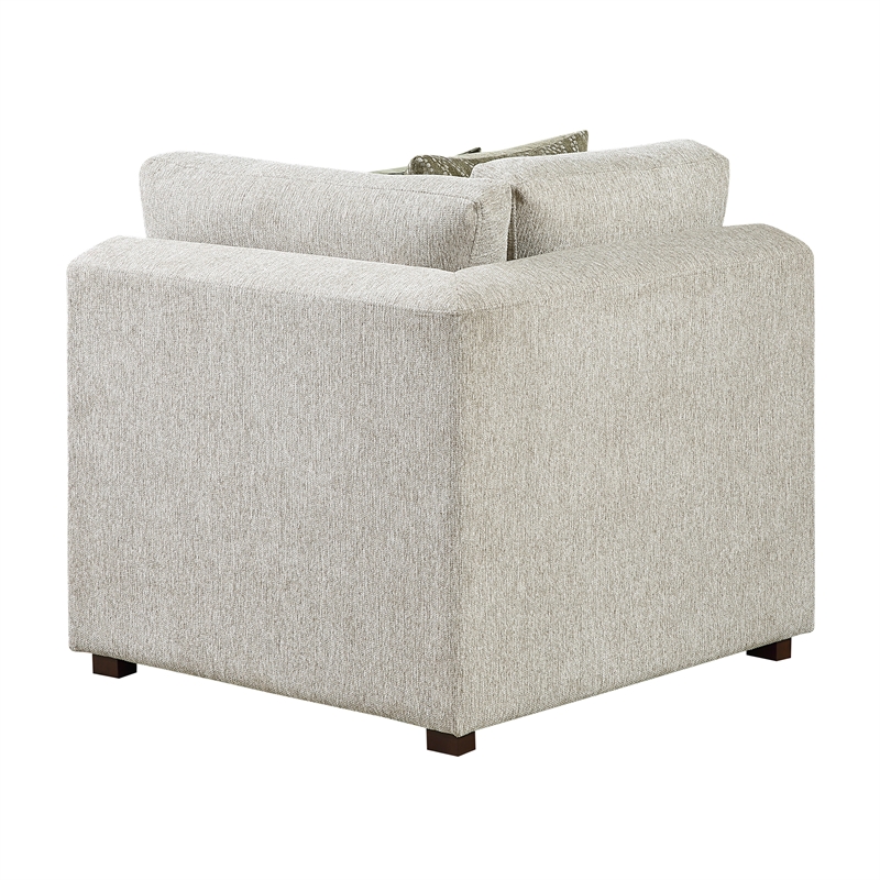Lexicon Isla Microfiber Corner Seat in Sage Sand