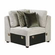 Lexicon Isla Microfiber Corner Seat in Sage Sand