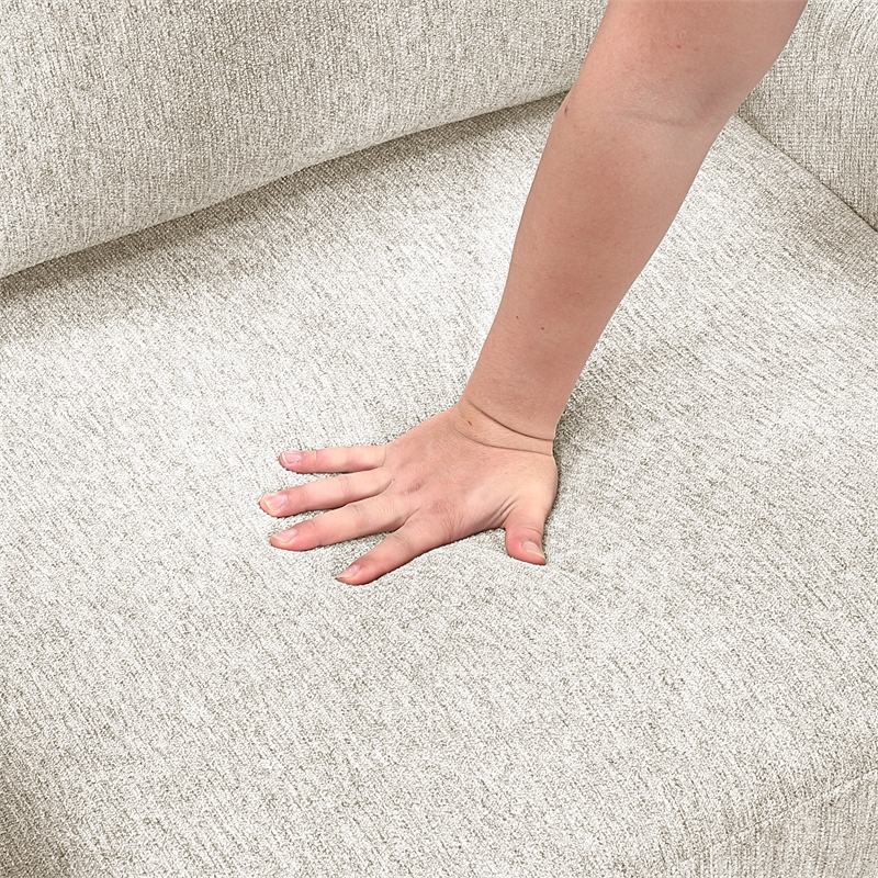 Lexicon Isla Microfiber Chair in Beige