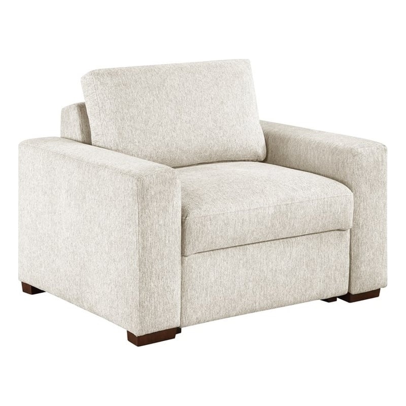 Lexicon Isla Microfiber Chair in Beige