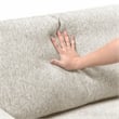 Lexicon Isla Microfiber 5-Piece Sectional with Reversible Chaise in Beige