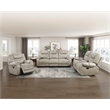 Lexicon Gainesville Microfiber Glider Reclining Chair in Pewter