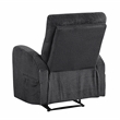Lexicon Allen Microfiber Reclining Chair in Dark Gray