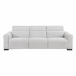 Lexicon McPherson Chenille Pwr Dbl Reclining Sofa with Power Headrests in Cloud