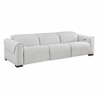 Lexicon McPherson Chenille Pwr Dbl Reclining Sofa with Power Headrests in Cloud
