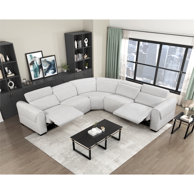 Lexicon McPherson Chenille (3/3) Armless Chair in Cloud