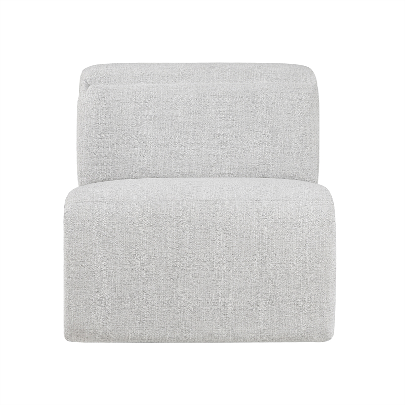 Lexicon McPherson Chenille (3/3) Armless Chair in Cloud