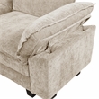 Lexicon Dublin Chenille 5-Piece Modular Sectional with Ottoman in Taupe