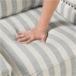 Lexicon Landrum Textured PB Rclng Chr in Beige with Grayish Blue Stripe Pattern