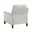 Lexicon Landrum Textured PB Rclng Chr in Beige with Grayish Blue Stripe Pattern