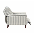 Lexicon Landrum Textured PB Rclng Chr in Beige with Grayish Blue Stripe Pattern