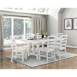 Lexicon Redmond Solid Wood Dining Side Chair-Set of 2 in White