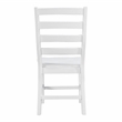Lexicon Redmond Solid Wood Dining Side Chair-Set of 2 in White