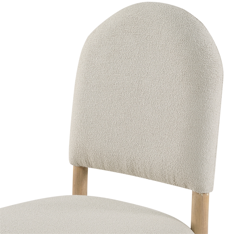 Lexicon Myrna Textured Dining Side Chair-Set of 2 in Beige
