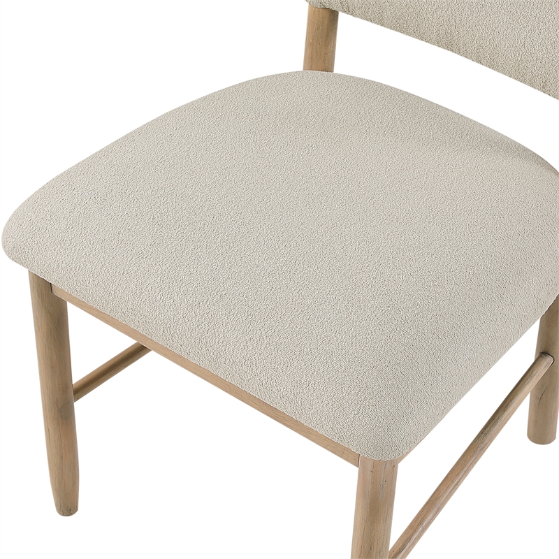 Lexicon Myrna Textured Dining Side Chair-Set of 2 in Beige