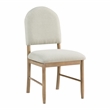 Lexicon Myrna Textured Dining Side Chair-Set of 2 in Beige