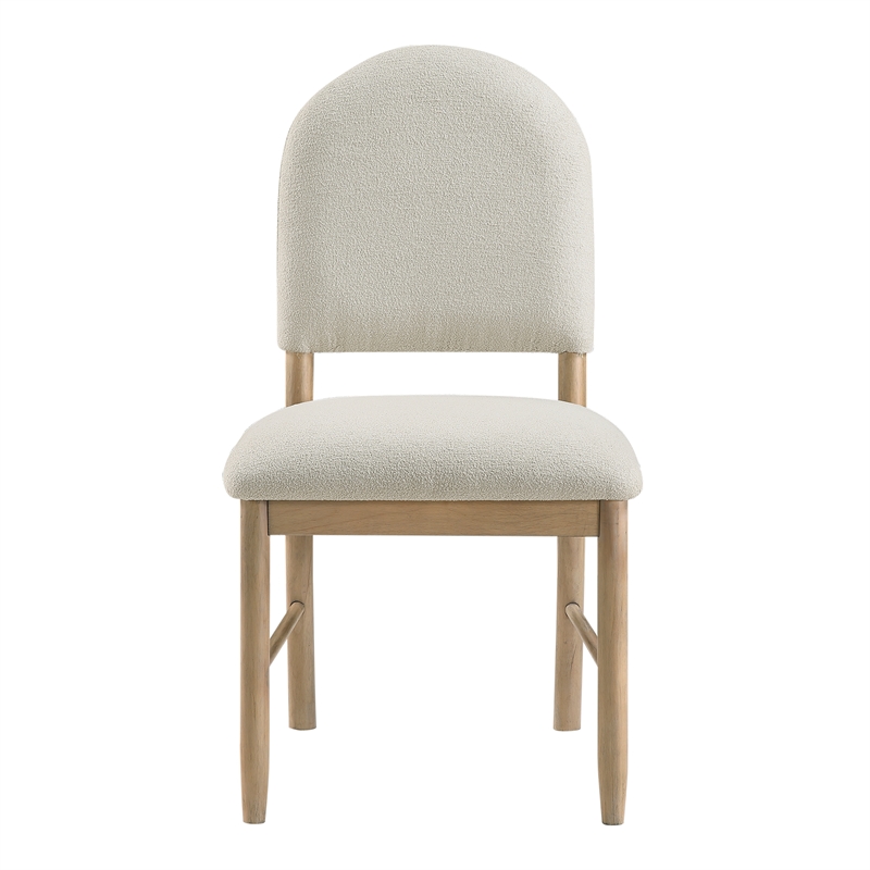 Lexicon Myrna Textured Dining Side Chair-Set of 2 in Beige