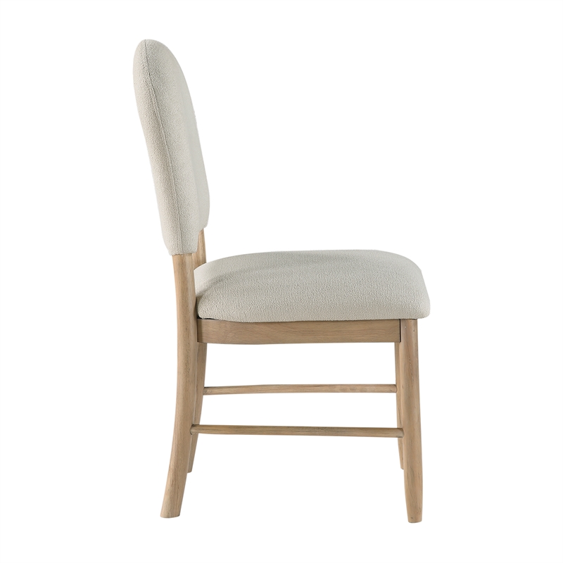 Lexicon Myrna Textured Dining Side Chair-Set of 2 in Beige