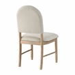 Lexicon Myrna Textured Dining Side Chair-Set of 2 in Beige