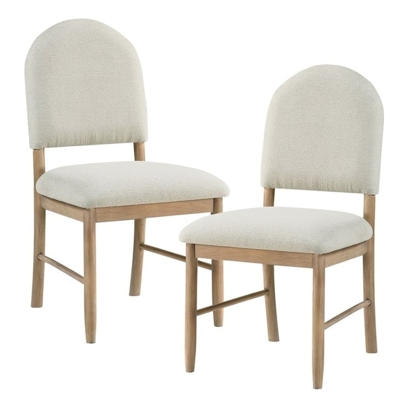 Lexicon Myrna Textured Dining Side Chair-Set of 2 in Beige