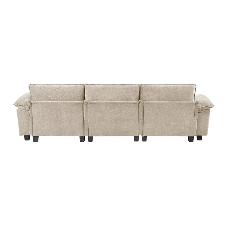 Lexicon Dublin Chenille Sofa in Taupe