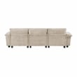 Lexicon Dublin Chenille Sofa in Taupe