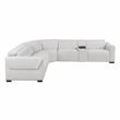 Lexicon McPherson Chenille 6-Piece Modular Power Reclining Sectional in Cloud