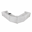 Lexicon McPherson Chenille 6-Piece Modular Power Reclining Sectional in Cloud