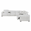 Lexicon McPherson Chenille 7-Piece Modular Power Reclining Sectional in Cloud