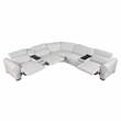 Lexicon McPherson Chenille 7-Piece Modular Power Reclining Sectional in Cloud