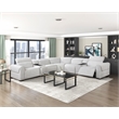 Lexicon McPherson Chenille 7-Piece Modular Power Reclining Sectional in Cloud