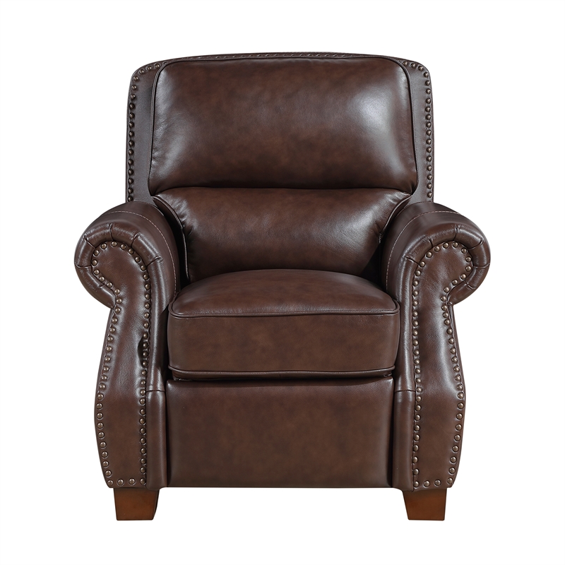Lexicon Remington Leather 3pc Set-Sofa & Loveseat & Chair in Brown