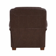 Lexicon Remington Leather 3pc Set-Sofa & Loveseat & Chair in Brown
