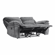 Lexicon Muirfield Microfiber 3pc Set-Sofa & Loveseat & Chair in Gray